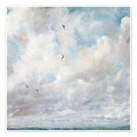 Poster Cloud Study - John Constable