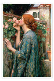 Poster The Soul of the Rose - John William Waterhouse