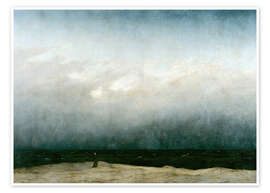 Poster Monk by the Sea - Caspar David Friedrich