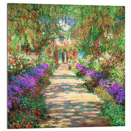 Gallery print A Pathway in Monet's Garden - Claude Monet