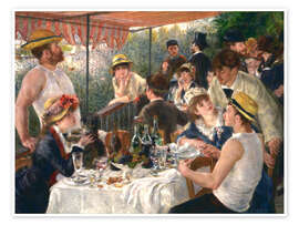 Poster Luncheon of the Boating Party - Pierre-Auguste Renoir