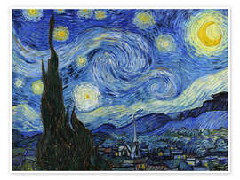 Poster Starry Night - Vincent van Gogh