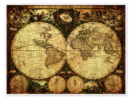 Poster World 1660 - Michaels Antike Weltkarten