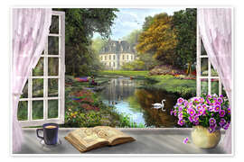 Wall art print Window with a view - Dominic Davison