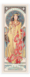 Poster Moet &amp; Chandon, Grand Crémant Impérial - Alfons Mucha