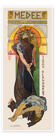 Wall art print Médée - Alfons Mucha