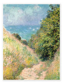 Wall art print Narrow pass near Pourville - Claude Monet