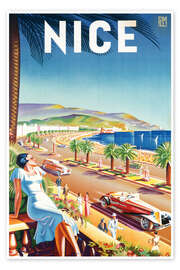 Wall art print Nice, 1930 - Eff d'Hey