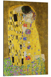 Aluminium print The Kiss (detail) - Gustav Klimt