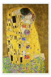 Poster The Kiss (detail) - Gustav Klimt
