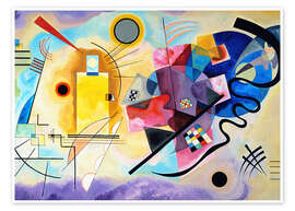 Poster Yellow, red and blue - Wassily Kandinsky