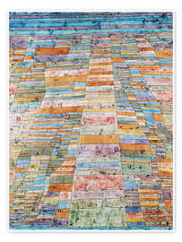 Poster Highway and Byways - Paul Klee