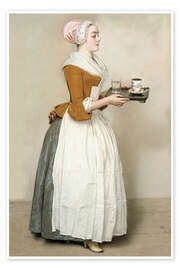 Poster The Chocolate Girl - Jean Etienne Liotard