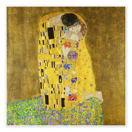 Poster The Kiss - Gustav Klimt