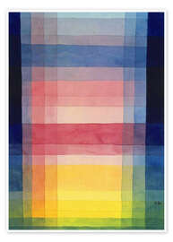 Wall art print Architecture of the plain - Paul Klee
