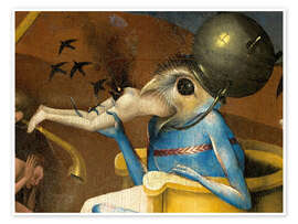 Wall art print The Garden of Earthly Delights - Hell (detail) - Hieronymus Bosch