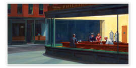 Poster Nighthawks - Edward Hopper
