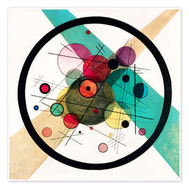 Poster Circles in a Circle - Wassily Kandinsky