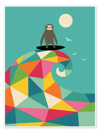 Wall art print Surf Up - Andy Westface