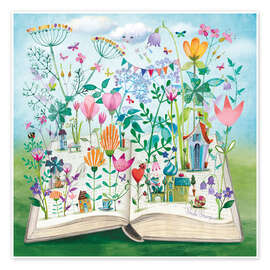 Poster Book garden - Mila Marquis