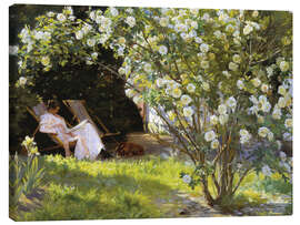Canvas print Roses - Peder Severin Krøyer