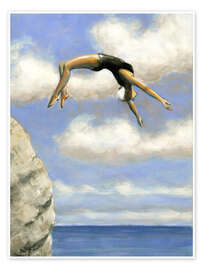 Poster Diving From a Rock - Sarah Morrissette