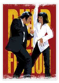 Poster Pulp Fiction Dance - Nikita Abakumov
