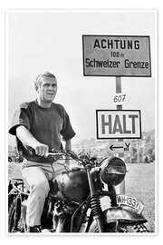 Poster Steve McQueen in The Great Escape - Celebrity Collection