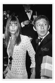 Poster Jane Birkin and Serge Gainsbourg - Celebrity Collection