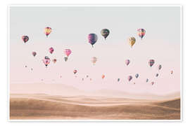 Wall art print Ballon Fiesta - Sisi And Seb