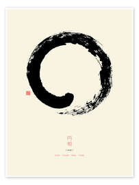 Poster Enso - Japanese zen circle I - Thoth Adan