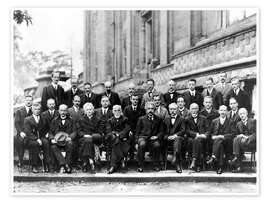 Poster Fifth Solvay Conference, 1927
