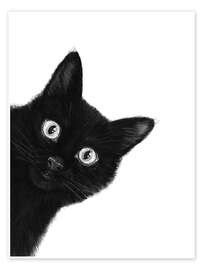 Poster Black Cat I - Valeriya Korenkova