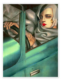 Poster Autoportrait, 1929 - Tamara de Lempicka