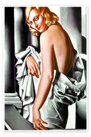 Wall art print Portrait of Marjorie Ferry - Tamara de Lempicka