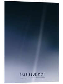 Acrylic print Pale Blue Dot - NASA
