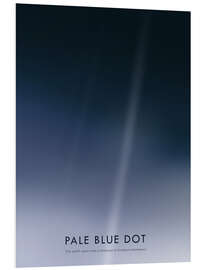 Foam board print Pale Blue Dot - NASA