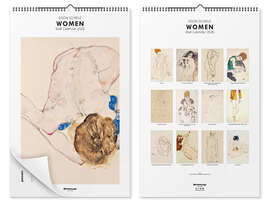 Wall art print Egon Schiele calendar - Women 2026 - Egon Schiele