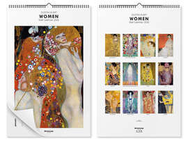 Wall art print Gustav Klimt calendar - Women 2026 - Gustav Klimt