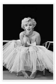 Poster Marilyn Monroe in a Tutu - Celebrity Collection