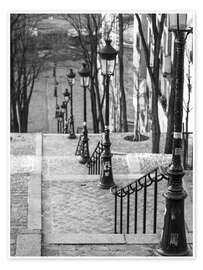 Poster Paris, Montmartre - Assaf Frank