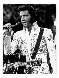 Poster Elvis Presley With on Stage