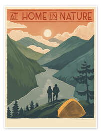 Wall art print Born to Wander IV - Janelle Penner