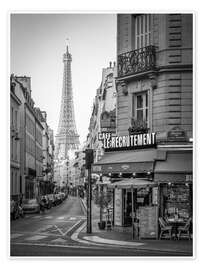 Wall art print Paris monochrome - Jan Christopher Becke