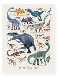 Wall art print Dinosaurs II - Dieter Braun