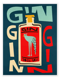 Poster Gin - Fox &amp; Velvet