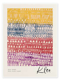 Wall art print Old Town, 1928 - Paul Klee