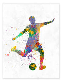 Wall art print Soccer player VI - nobelart