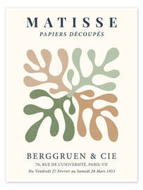 Wall art print Sage Corals - Berggruen &amp; Cie - TAlex