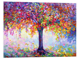 Foam board print Tree of Happiness - Leon Devenice